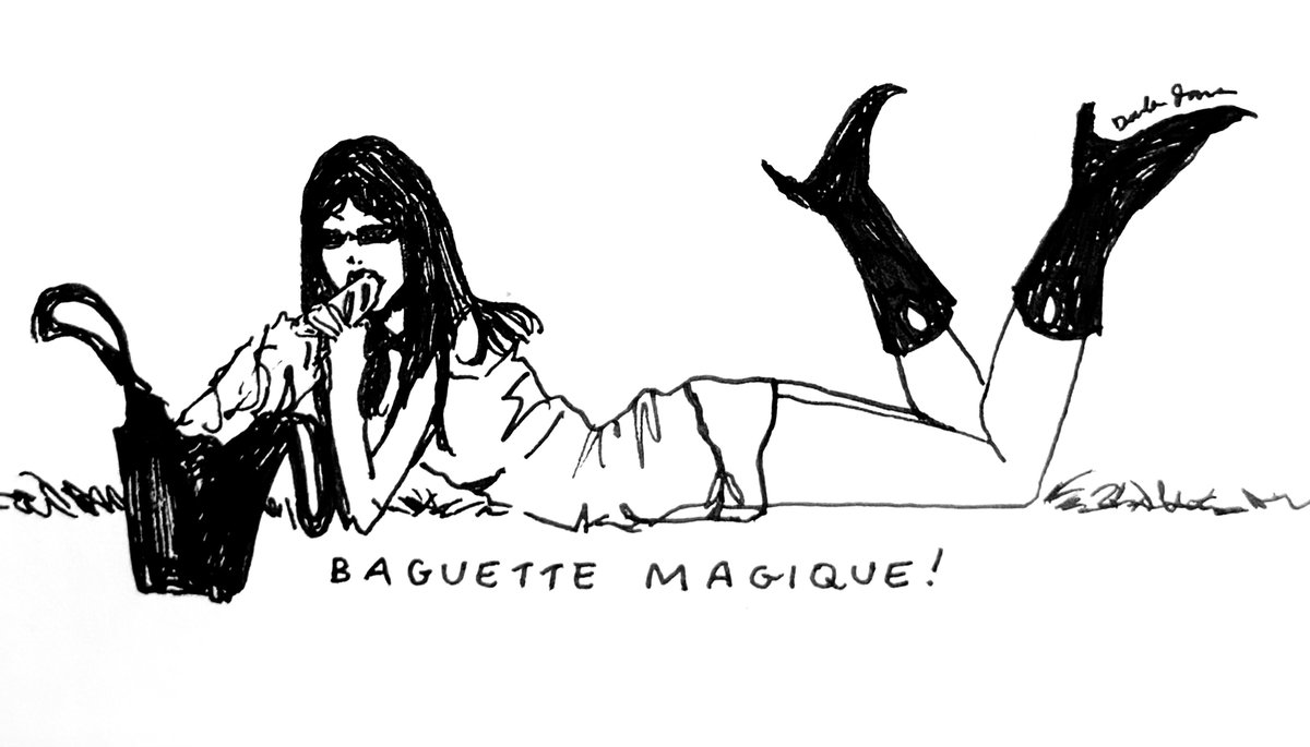 Baguette Magique — Ink & Pencil