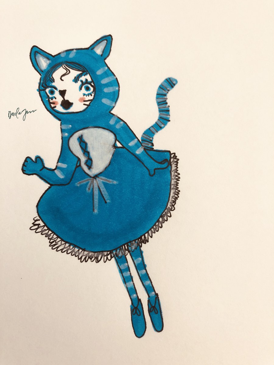 A Kitten Who Won't Lose Her Mittens — Ink & Pencil