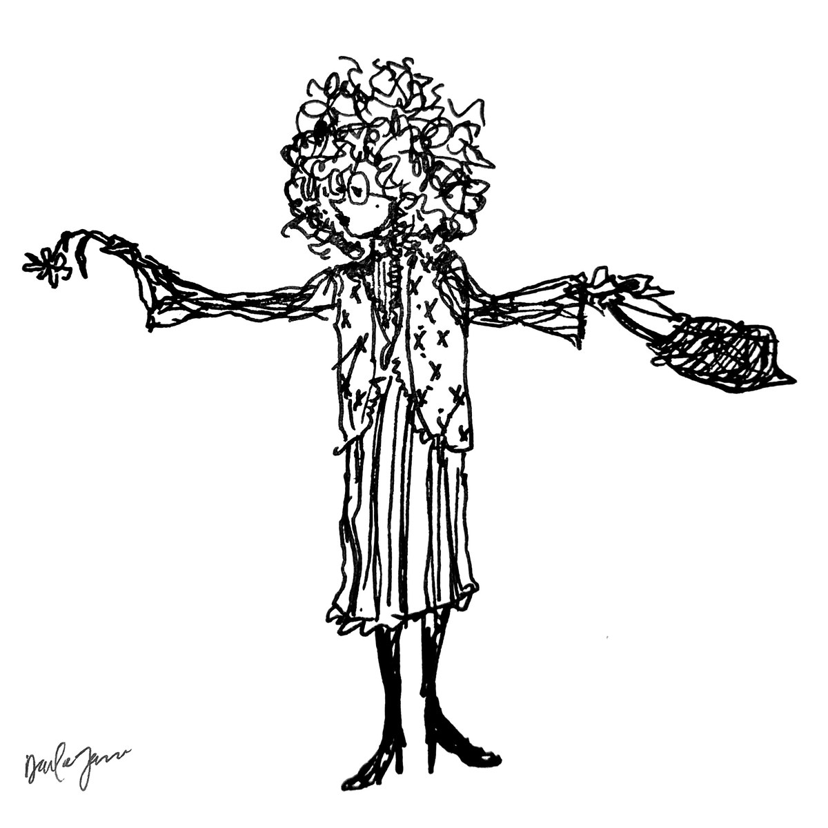 Flowerfied — Ink & Pencil