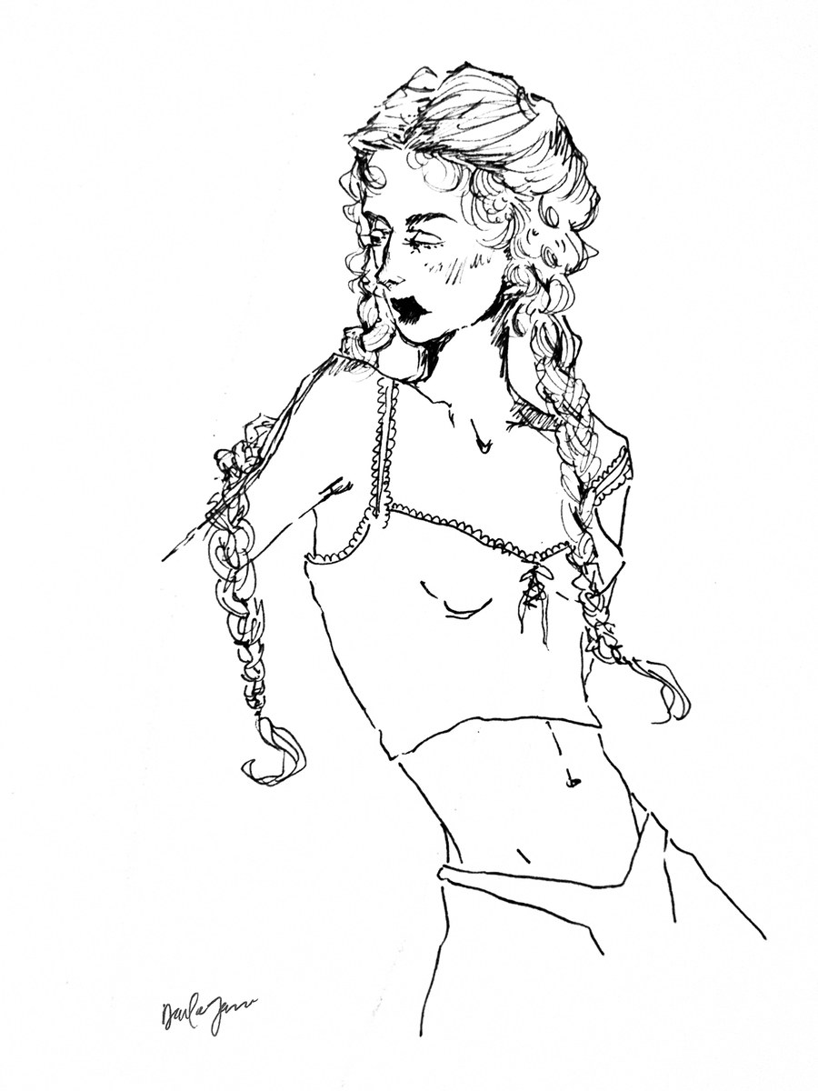 Sketch 17 — Ink & Pencil