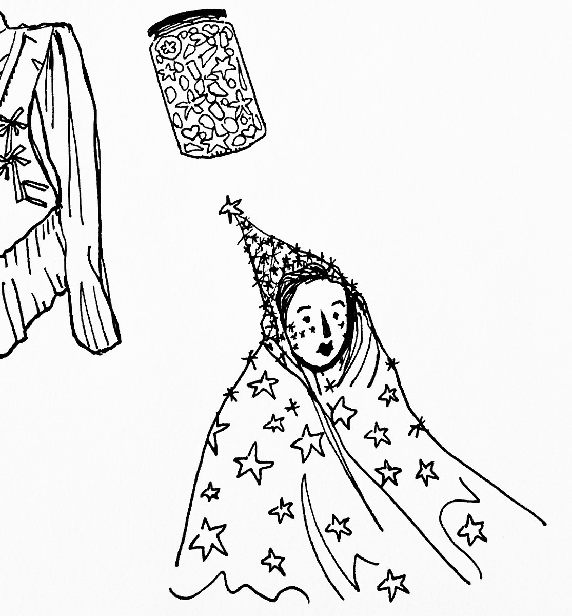 Star Cloak — Ink & Pencil