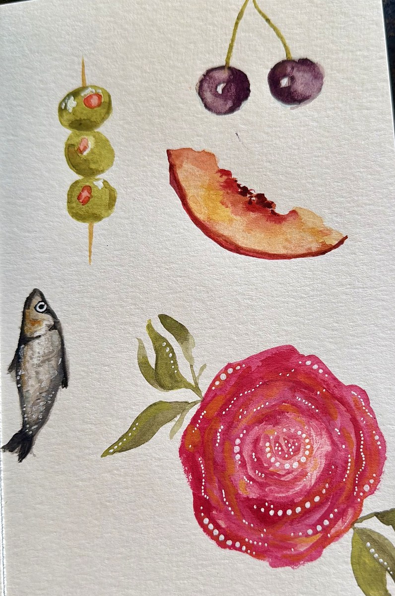 Watercolor Still Life — Paintings
